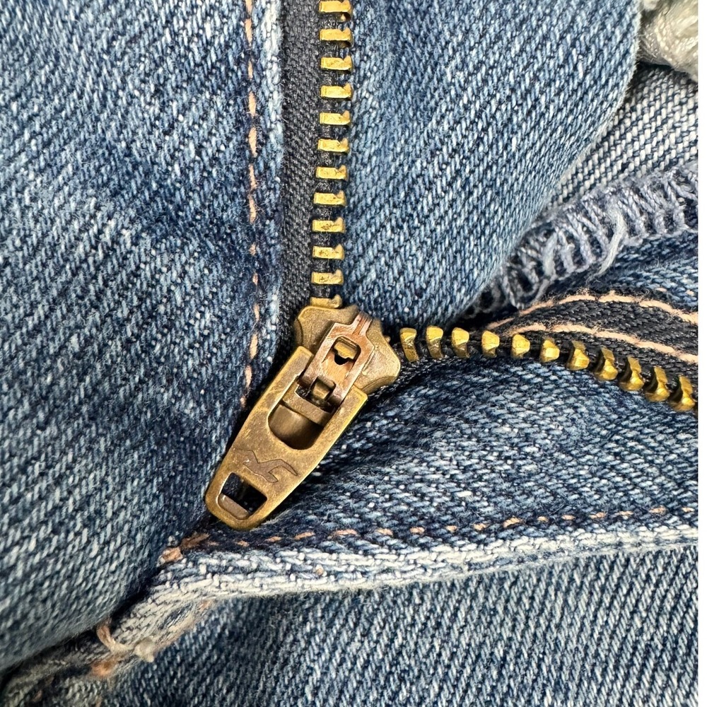 Hollister Ultra Low Rise Flare Jeans W24 Short Light Wash Y2K Bell Bottom Denim - Picture 8 of 10